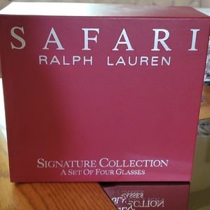 Ralph Lauren set of 4 glasses